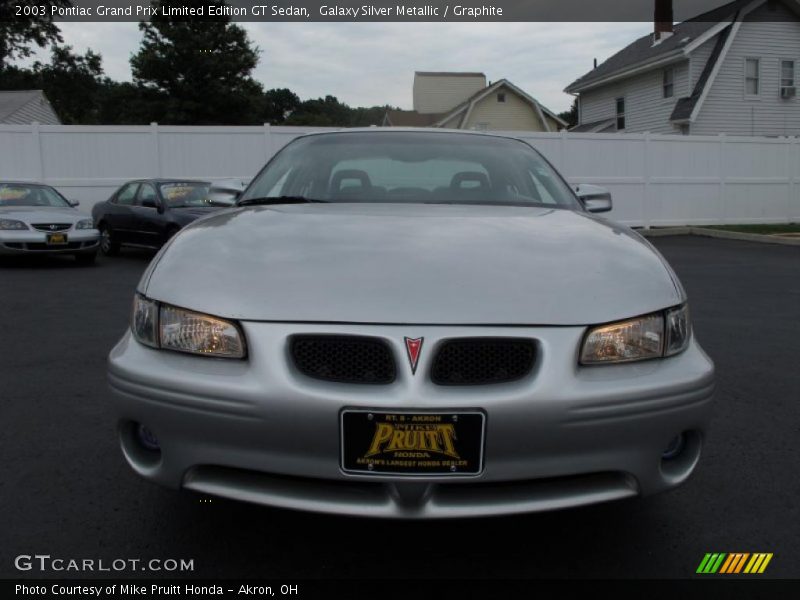 Galaxy Silver Metallic / Graphite 2003 Pontiac Grand Prix Limited Edition GT Sedan