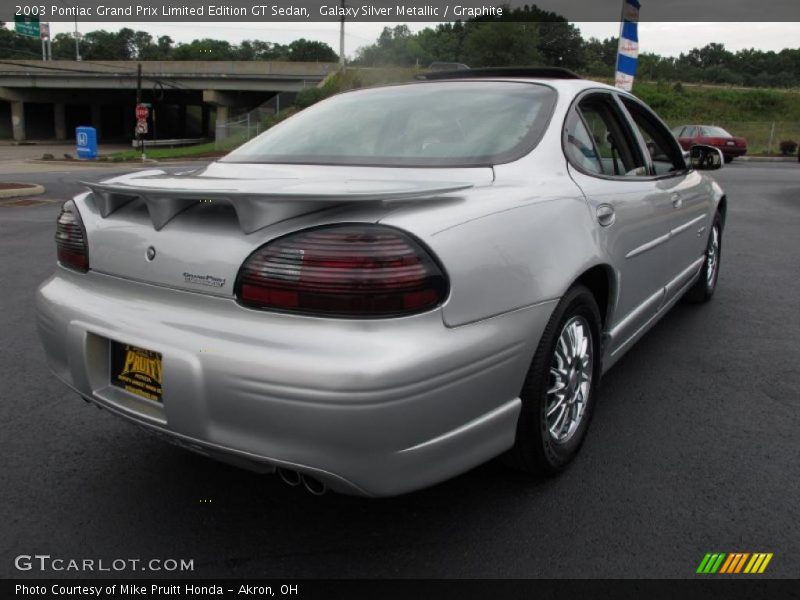 Galaxy Silver Metallic / Graphite 2003 Pontiac Grand Prix Limited Edition GT Sedan