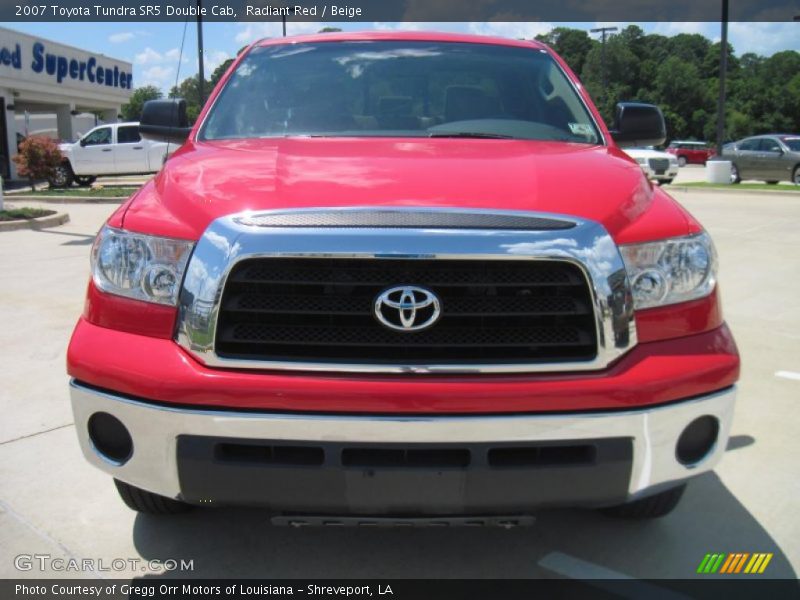 Radiant Red / Beige 2007 Toyota Tundra SR5 Double Cab
