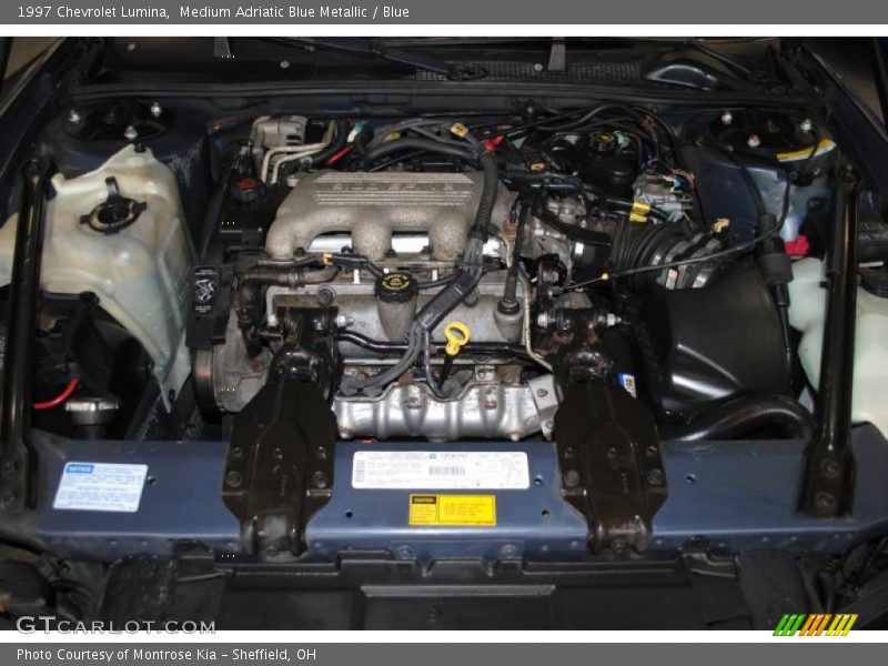 Medium Adriatic Blue Metallic / Blue 1997 Chevrolet Lumina