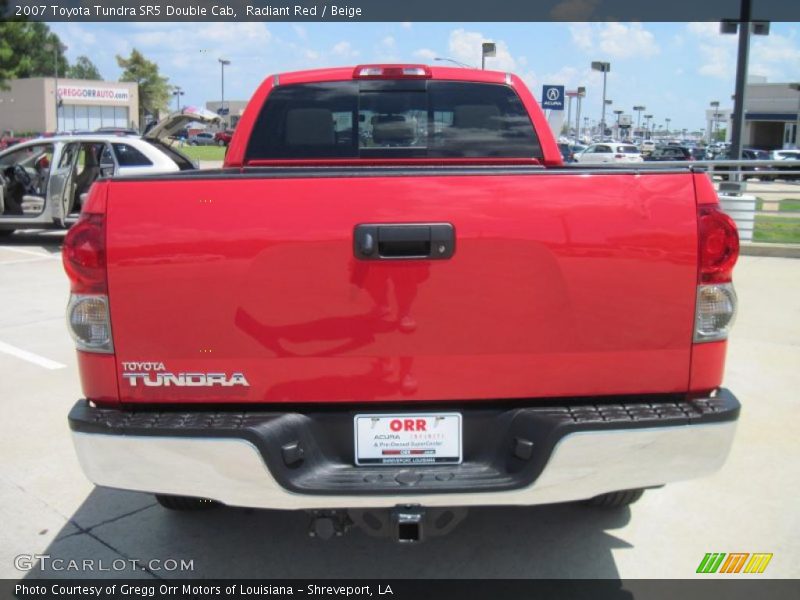 Radiant Red / Beige 2007 Toyota Tundra SR5 Double Cab