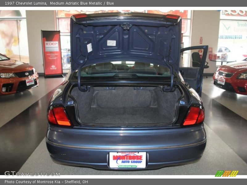 Medium Adriatic Blue Metallic / Blue 1997 Chevrolet Lumina