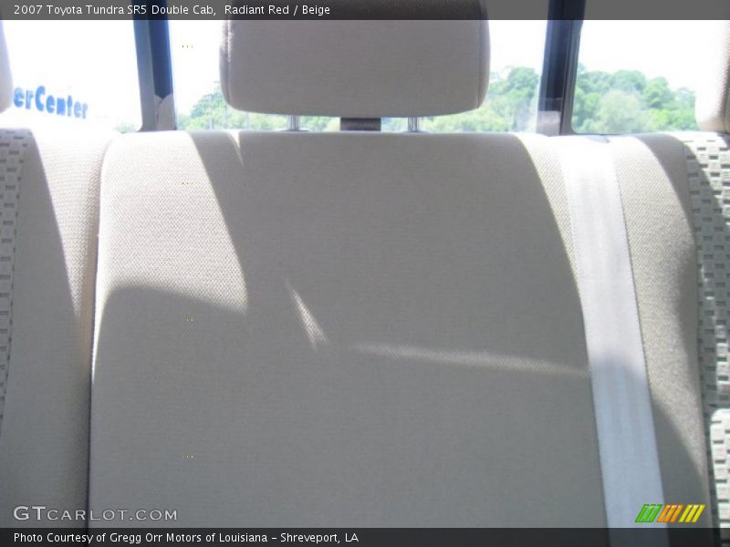 Radiant Red / Beige 2007 Toyota Tundra SR5 Double Cab