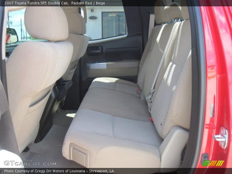Radiant Red / Beige 2007 Toyota Tundra SR5 Double Cab