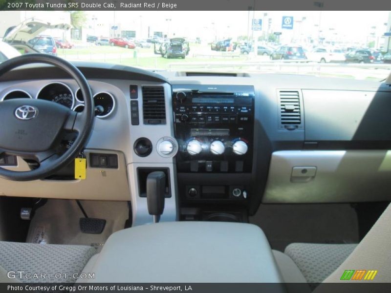Radiant Red / Beige 2007 Toyota Tundra SR5 Double Cab