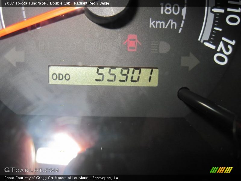 Radiant Red / Beige 2007 Toyota Tundra SR5 Double Cab