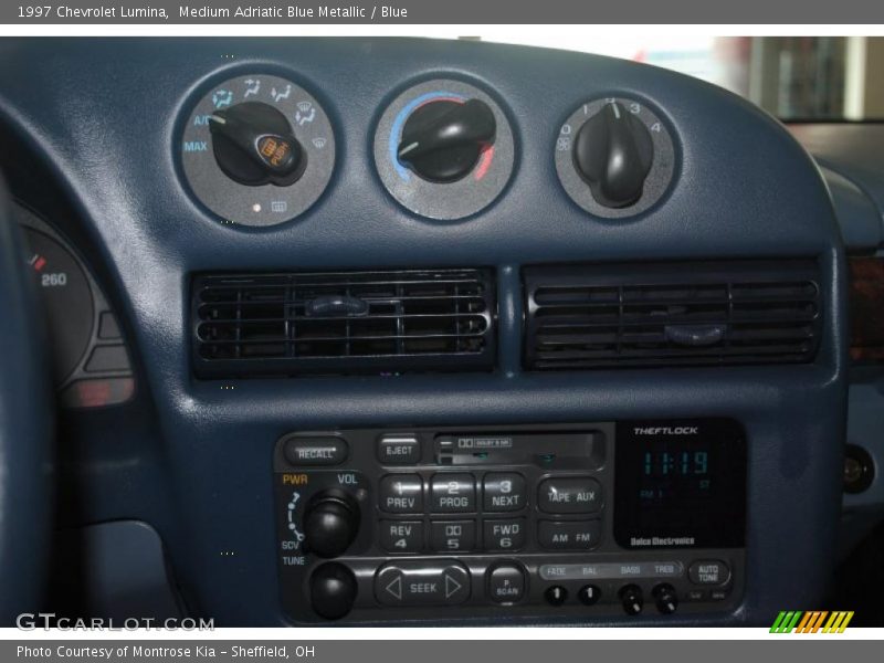 Medium Adriatic Blue Metallic / Blue 1997 Chevrolet Lumina