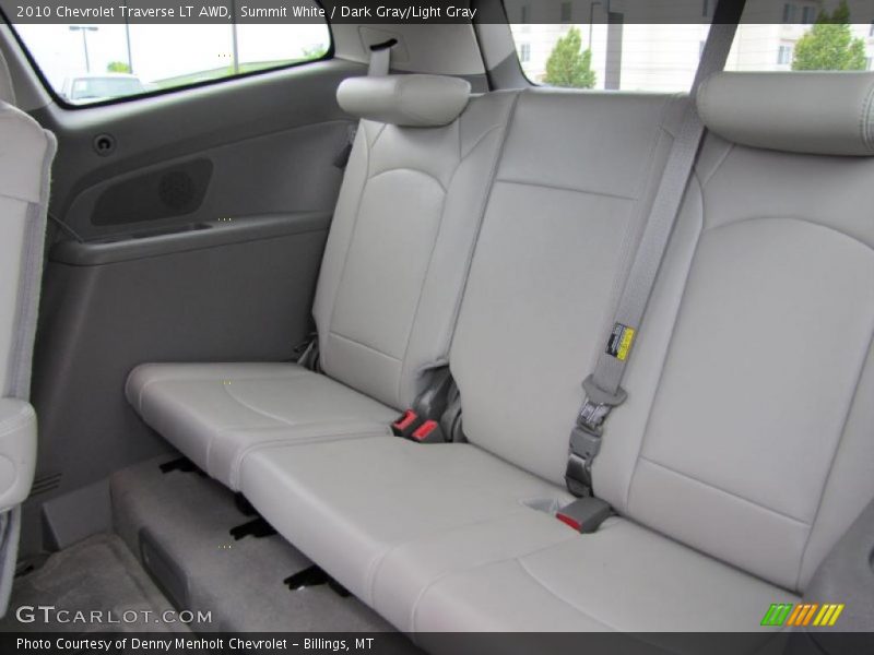 Summit White / Dark Gray/Light Gray 2010 Chevrolet Traverse LT AWD