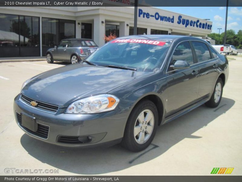 Cyber Gray Metallic / Ebony 2010 Chevrolet Impala LT