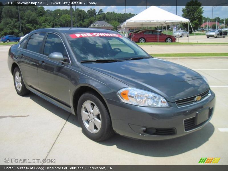 Cyber Gray Metallic / Ebony 2010 Chevrolet Impala LT