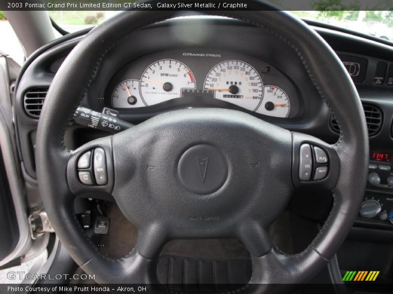 Galaxy Silver Metallic / Graphite 2003 Pontiac Grand Prix Limited Edition GT Sedan
