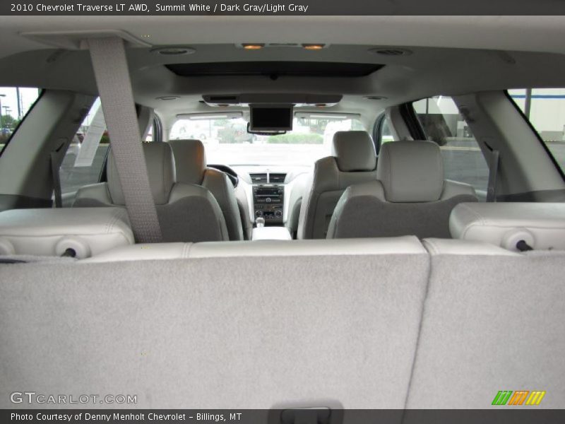 Summit White / Dark Gray/Light Gray 2010 Chevrolet Traverse LT AWD