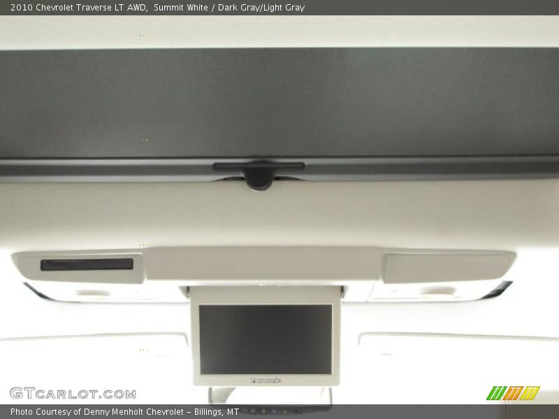 Summit White / Dark Gray/Light Gray 2010 Chevrolet Traverse LT AWD