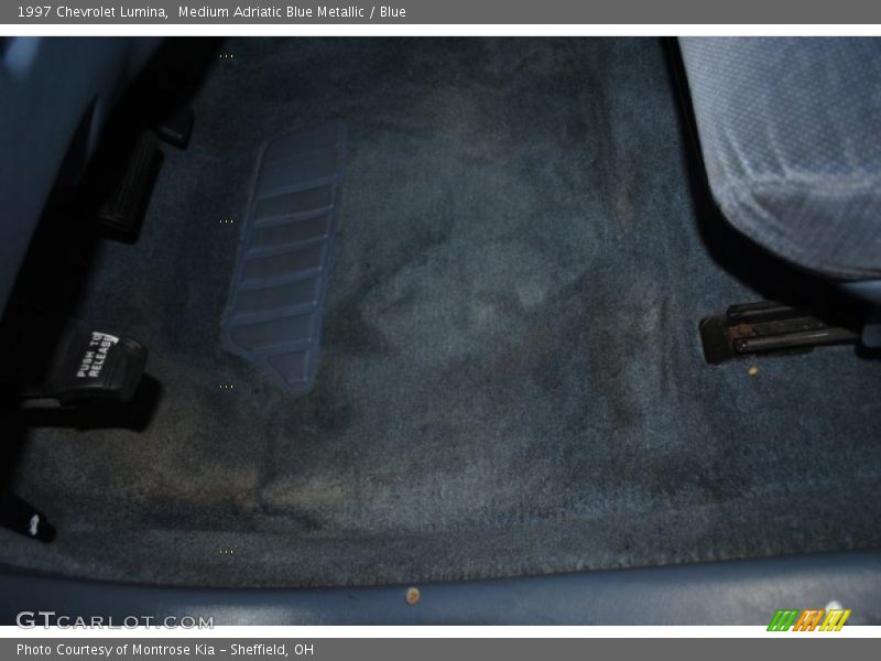 Medium Adriatic Blue Metallic / Blue 1997 Chevrolet Lumina