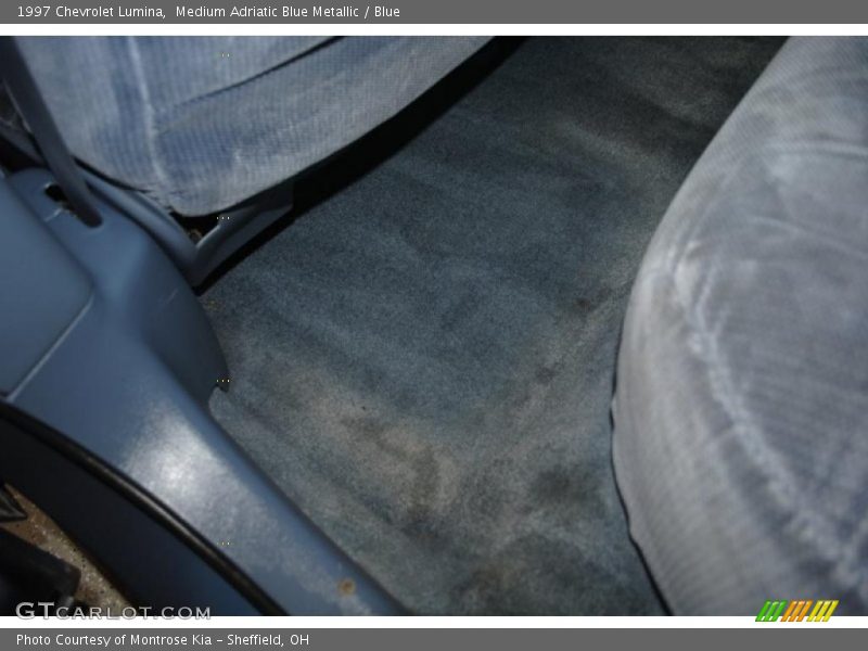 Medium Adriatic Blue Metallic / Blue 1997 Chevrolet Lumina