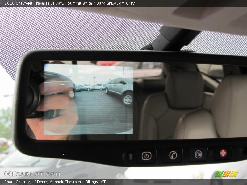 Summit White / Dark Gray/Light Gray 2010 Chevrolet Traverse LT AWD