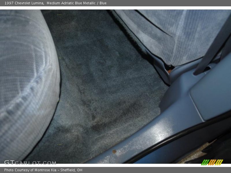 Medium Adriatic Blue Metallic / Blue 1997 Chevrolet Lumina