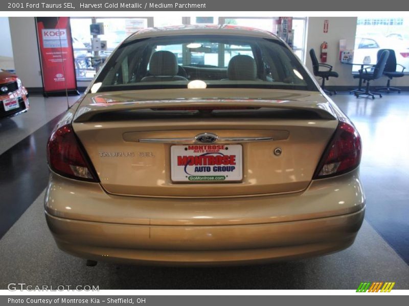 Harvest Gold Metallic / Medium Parchment 2001 Ford Taurus SEL