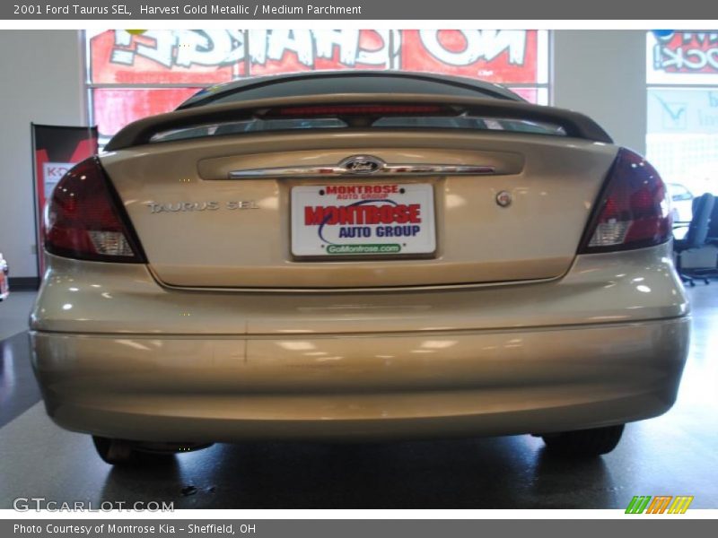 Harvest Gold Metallic / Medium Parchment 2001 Ford Taurus SEL