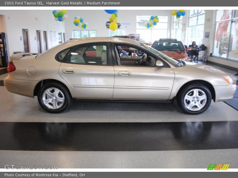 Harvest Gold Metallic / Medium Parchment 2001 Ford Taurus SEL