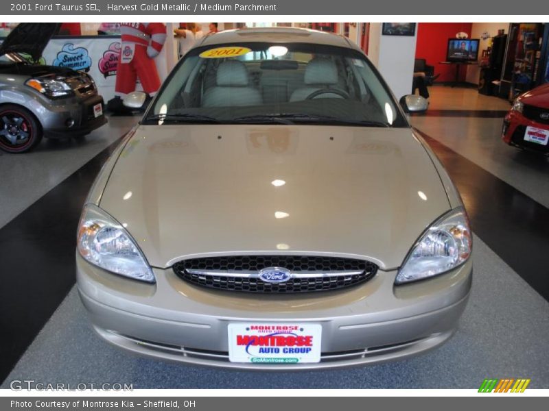 Harvest Gold Metallic / Medium Parchment 2001 Ford Taurus SEL