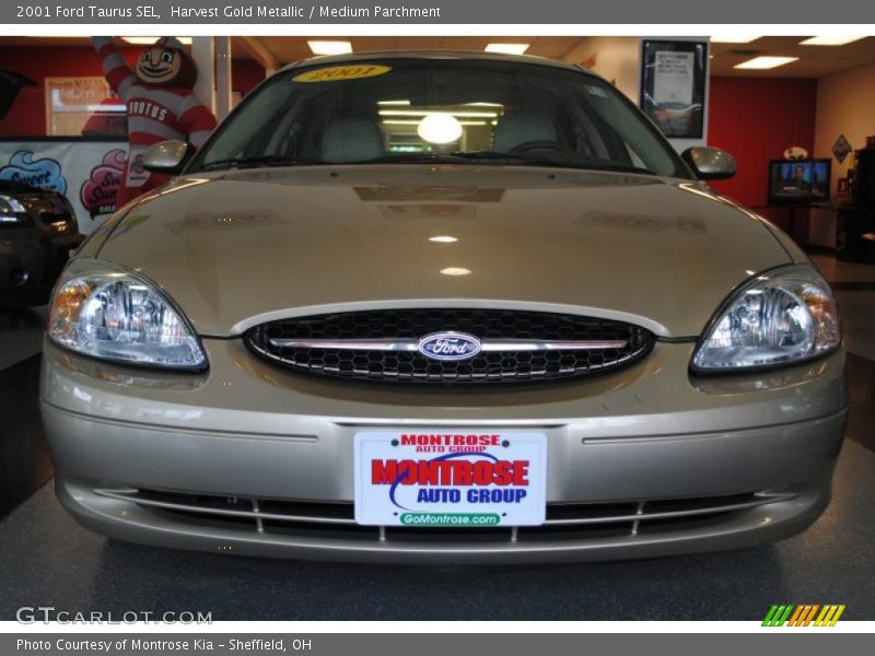 Harvest Gold Metallic / Medium Parchment 2001 Ford Taurus SEL