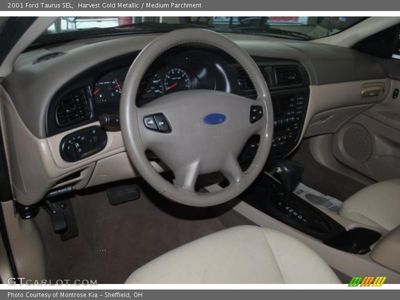 Harvest Gold Metallic / Medium Parchment 2001 Ford Taurus SEL