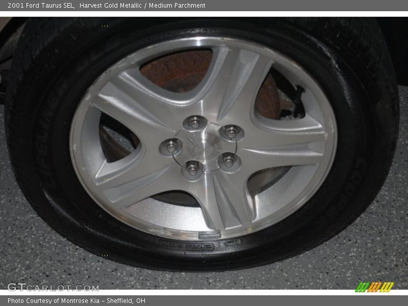Harvest Gold Metallic / Medium Parchment 2001 Ford Taurus SEL
