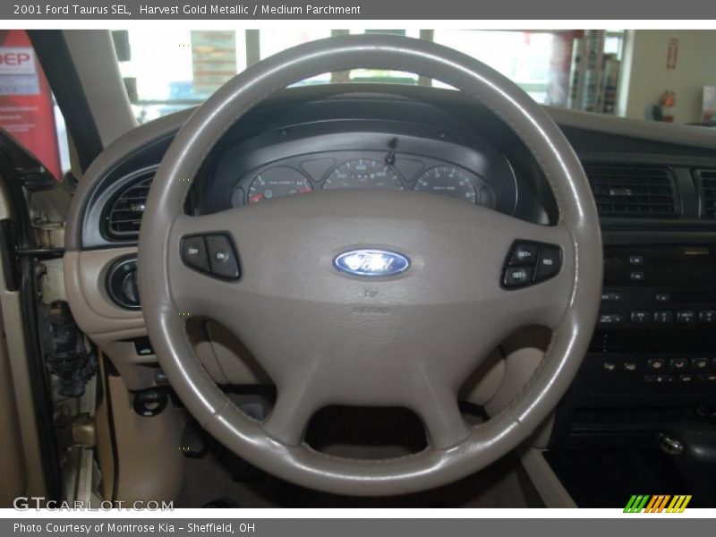 Harvest Gold Metallic / Medium Parchment 2001 Ford Taurus SEL