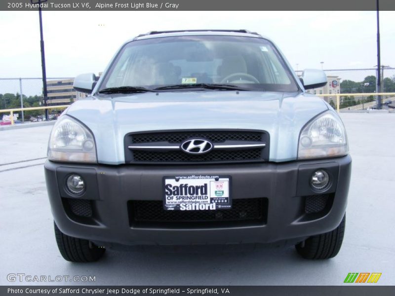 Alpine Frost Light Blue / Gray 2005 Hyundai Tucson LX V6