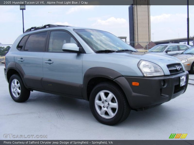 Alpine Frost Light Blue / Gray 2005 Hyundai Tucson LX V6