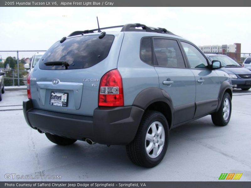 Alpine Frost Light Blue / Gray 2005 Hyundai Tucson LX V6