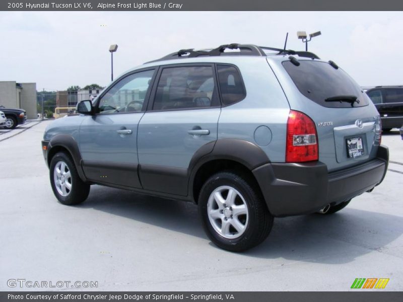 Alpine Frost Light Blue / Gray 2005 Hyundai Tucson LX V6