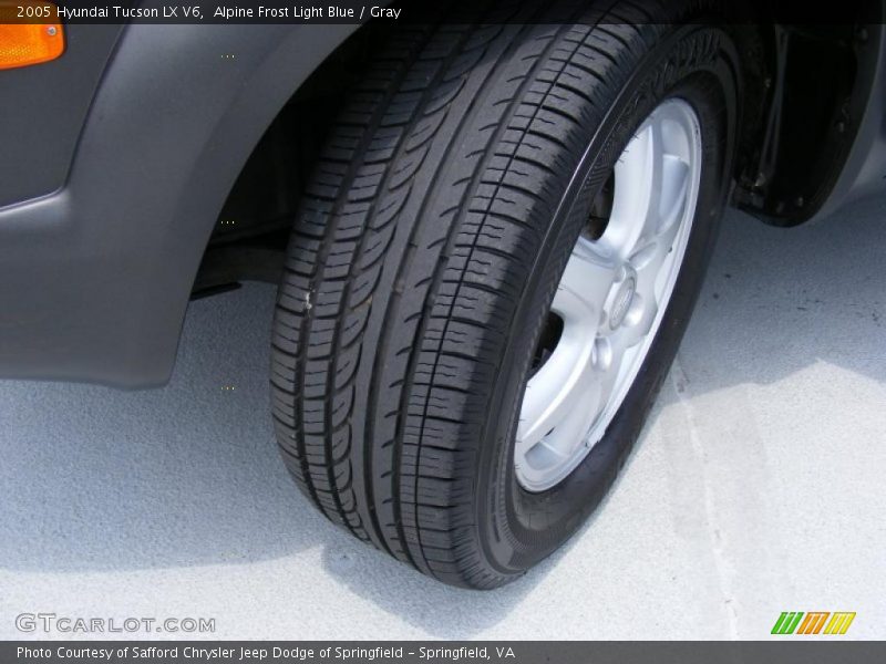 Alpine Frost Light Blue / Gray 2005 Hyundai Tucson LX V6