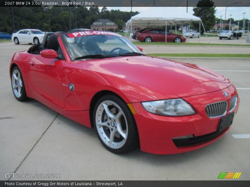 Bright Red / Black 2007 BMW Z4 3.0si Roadster