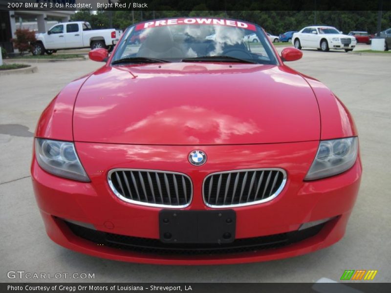 Bright Red / Black 2007 BMW Z4 3.0si Roadster