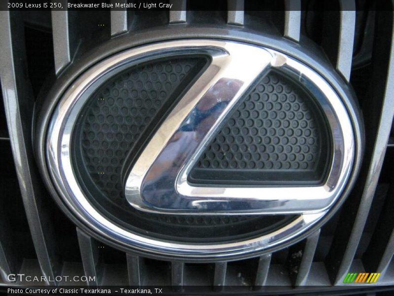 Breakwater Blue Metallic / Light Gray 2009 Lexus IS 250