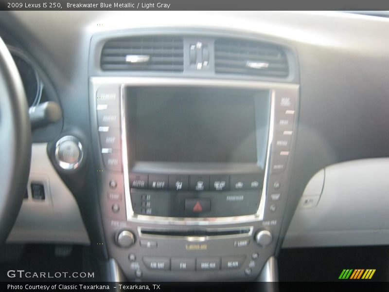 Breakwater Blue Metallic / Light Gray 2009 Lexus IS 250