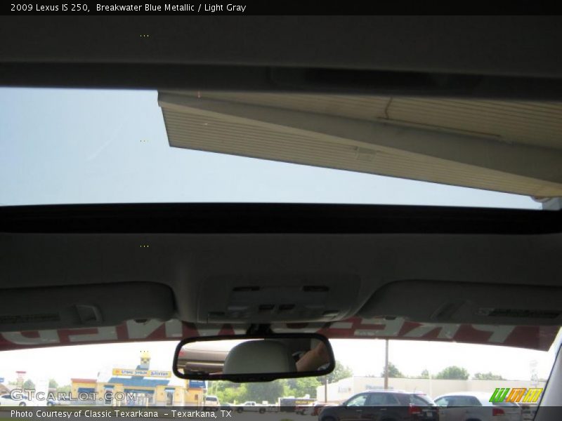 Breakwater Blue Metallic / Light Gray 2009 Lexus IS 250
