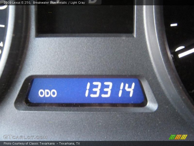 Breakwater Blue Metallic / Light Gray 2009 Lexus IS 250