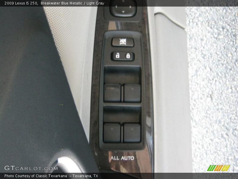 Breakwater Blue Metallic / Light Gray 2009 Lexus IS 250