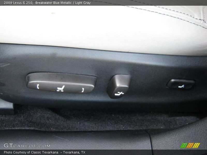 Breakwater Blue Metallic / Light Gray 2009 Lexus IS 250