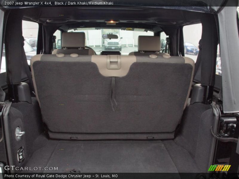 Black / Dark Khaki/Medium Khaki 2007 Jeep Wrangler X 4x4