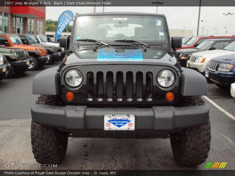 Black / Dark Khaki/Medium Khaki 2007 Jeep Wrangler X 4x4