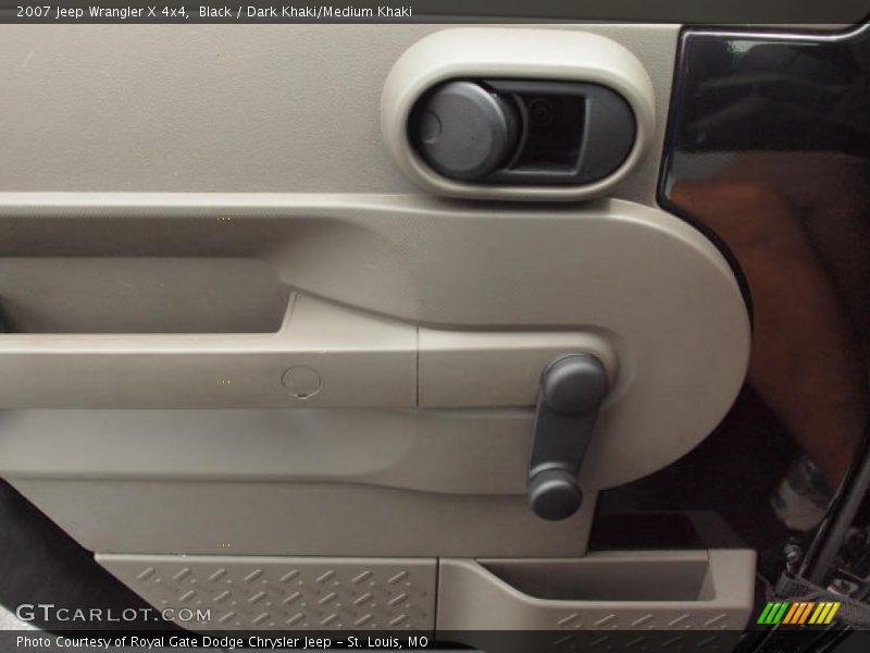 Black / Dark Khaki/Medium Khaki 2007 Jeep Wrangler X 4x4