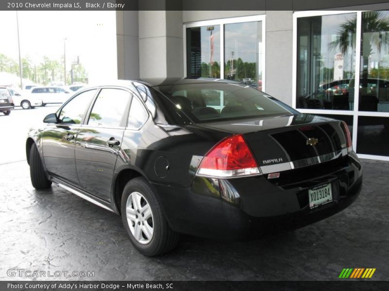 Black / Ebony 2010 Chevrolet Impala LS