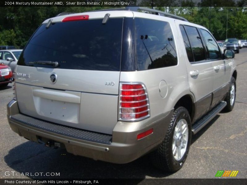 Silver Birch Metallic / Midnight Grey 2004 Mercury Mountaineer AWD