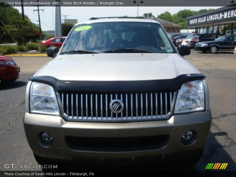 Silver Birch Metallic / Midnight Grey 2004 Mercury Mountaineer AWD