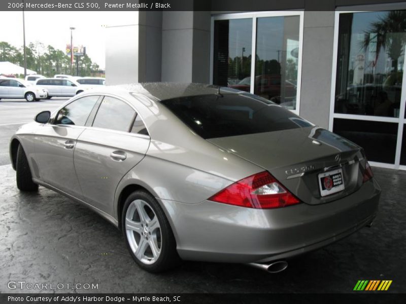 Pewter Metallic / Black 2006 Mercedes-Benz CLS 500