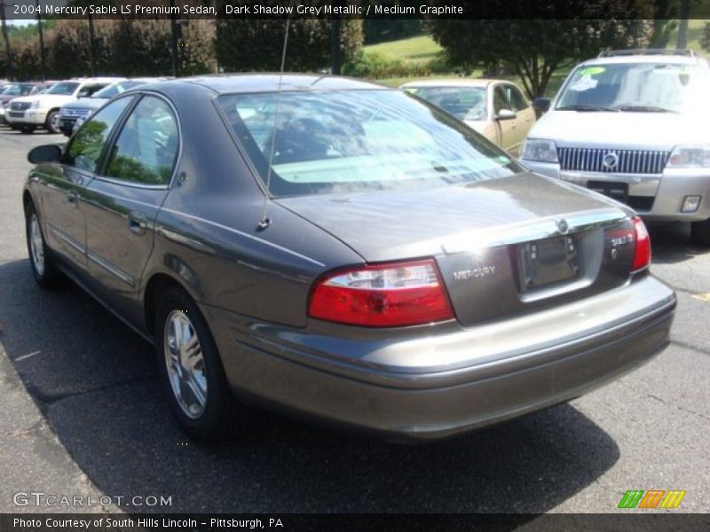 Dark Shadow Grey Metallic / Medium Graphite 2004 Mercury Sable LS Premium Sedan